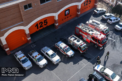 افتتاح یکی از بزرگ‌ترین ایستگاه‌های آتش‌نشانی کشور در قم 