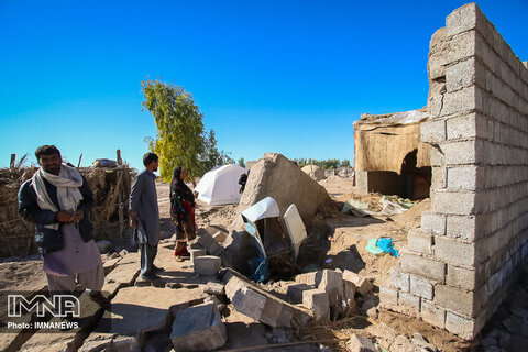 آغاز بازسازی خانه‌های تخریب شده در سیستان‌وبلوچستان