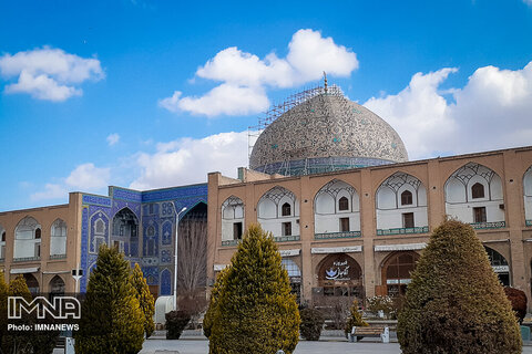 تصمیم‌گیری درباره مرمت ترک دوم گنبد مسجد شیخ‌لطف‌الله با شورای راهبردی است