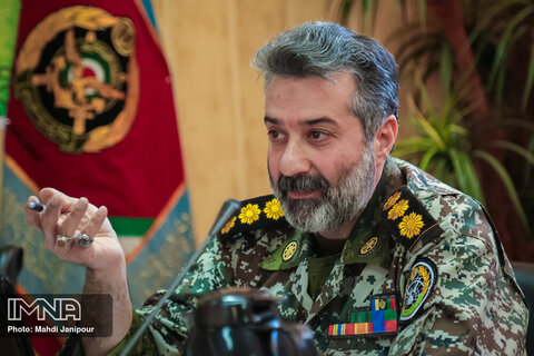 نشست خبری فرمانده ارشد نظامی آجا در استان اصفهان