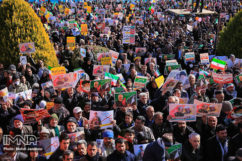 راهپیمایی 22 بهمن در اصفهان