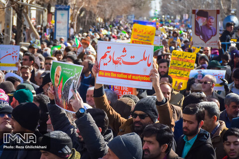 راهپیمایی ۲۲ بهمن در نجف آباد