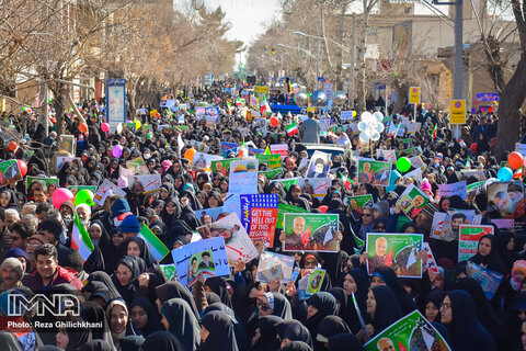 راهپیمایی ۲۲ بهمن در نجف آباد