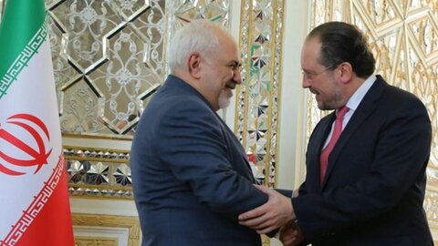 وزیر امور خارجه اتریش با ظریف دیدار کرد