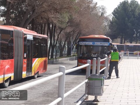 توقف فعالیت اتوبوسرانی اصفهان در روزهای ۱۲ و ۱۳ فروردین ماه