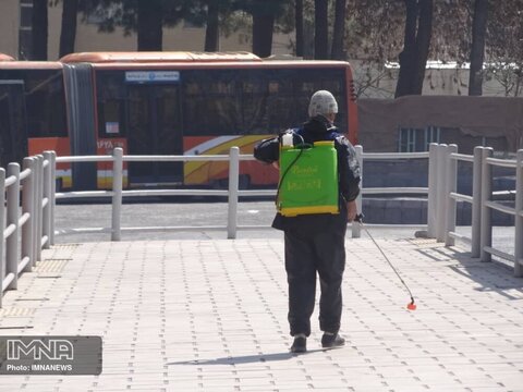 تداوم نوسازی و بهسازی ایستگاه‌های اتوبوس شهر کرمانشاه
