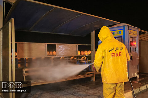 Isfahan's disinfection efforts against Coronavirus