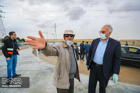بازدید شهردار اصفهان از مراحل بهره برداری از پروژه فرزانگان