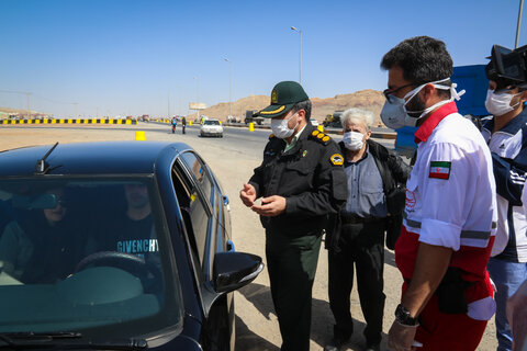 ۲۲ هزار نفر در ورودی‌های شهرهای اصفهان غربالگری کرونا شدند