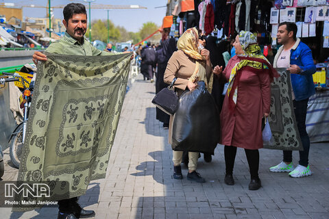 بی تفاوتی نسبت به بحران کرونا در بازار اصفهان