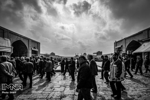 مراسم شهادت امام رضا (ع) در بازار اصفهان