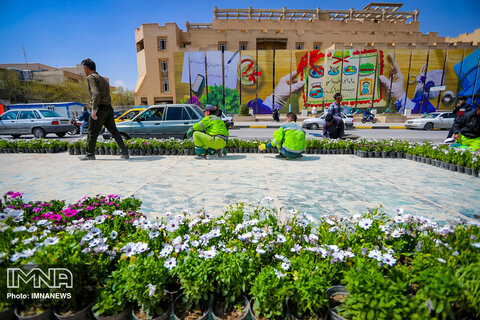 روند پیشرفت پروژه میدان امام حسین(ع)