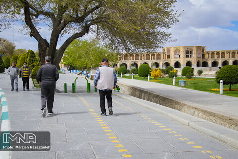  تردد در اصفهان ۹۵ درصد کاهش یافت