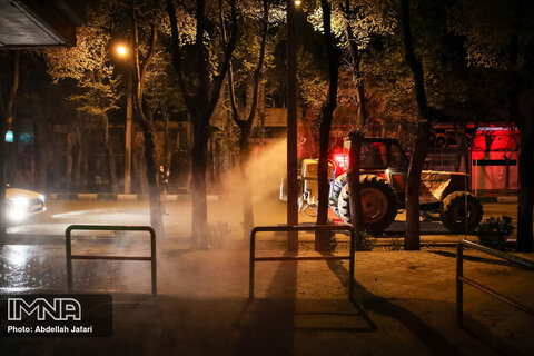 ضدعفونی هدفمند معابر سطح شهر شیراز براساس پروتکل