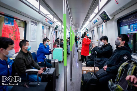  روز اول خدمات مترو در شهر ووهان پس از شیوع کرونا ویروس 
