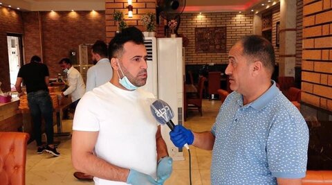 ستاره سابق سپاهان به کادر پزشکی عراق سرویس می دهد
