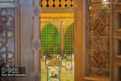 آیین جزخوانی در آستان امامزاده نرمی
