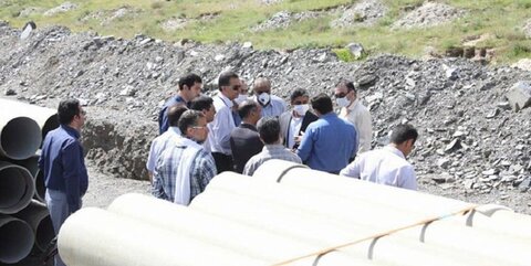 پیشرفت ۵۵ درصدی پروژه جداسازی آب شرب از آب خام در مشهد
