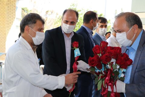 تقدیر شهرداری اصفهان از کادر درمانی بیمارستان غرضی 