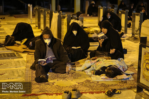 مراسم احیای شب بیست و سوم ماه رمضان در مبارکه