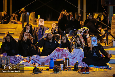 مراسم احیای شب بیست و سوم ماه رمضان در مبارکه