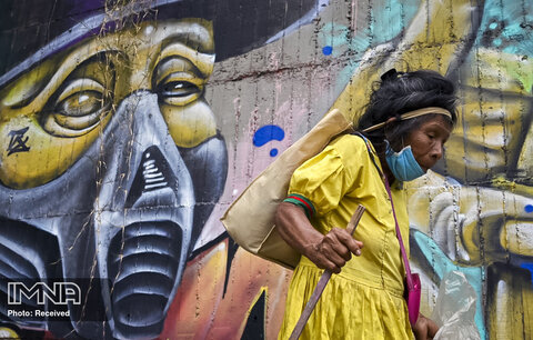 هنرهای خیابانی با الهام از کرونا
