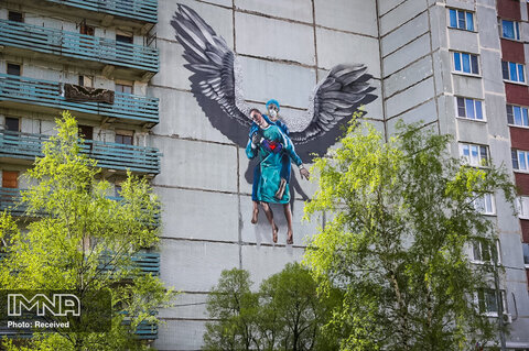 هنرهای خیابانی با الهام از کرونا