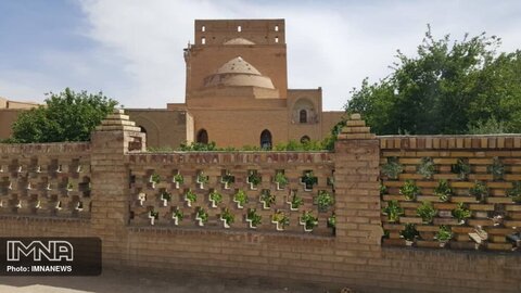 احیای باغ سنتی و نهر ۸۰۰ ساله مسجد جامع سمنان