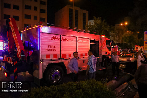 حادثه آتش سوزی در داروخانه