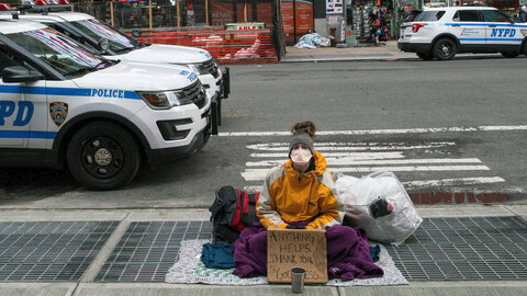 حل بحران بی‌خانمان‌های نیویورکی در روزهای کرونایی