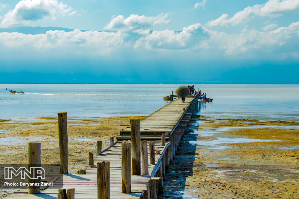 Earth's largest inland sea in northern Iran