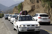 تردد وسایل نقلیه در محور چالوس و آزاده راه تهران-شمال ممنوع شد