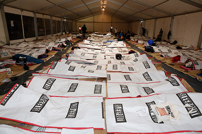چالش اسکان بی‌خانمان‌های پاریس در بحبوحه المپیک ۲۰۲۴