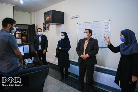 بازدید از خبرگزاری ایمنا در آستانه روز خبرنگار