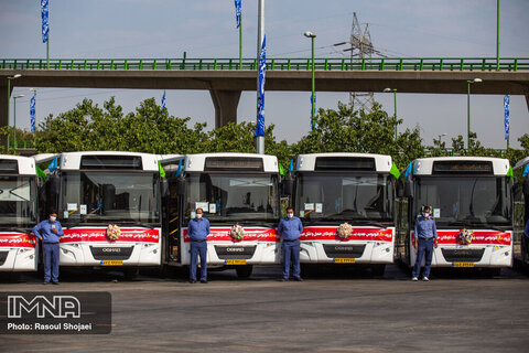 Isfahan welcomes 100 disabled-friendly new Euro 4 buses
