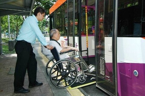 اتوبوس‌های دوستدار معلول در سنگاپور افزایش می‌یابد