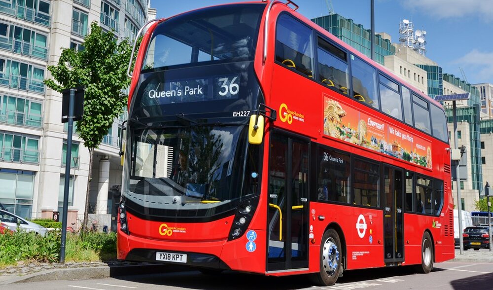 ناوگان اتوبوسرانی لندن تا ۲۰۳۰ "آلاینده‌صفر" می‌شود