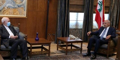 ظریف با رئیس پارلمان لبنان دیدار و گفت‌وگو کرد