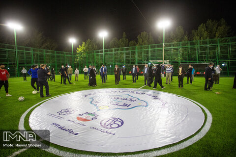 افتتاح ۱۹ میلیارد ریال پروژه ورزشی در باغ غدیر اصفهان 