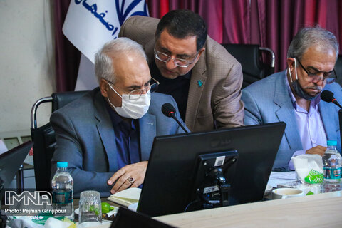 جلسه بررسی پروژه های عمرانی شهرداری اصفهان