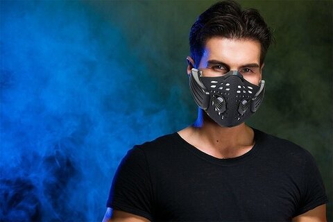 ماسک فیلترداری که موسیقی پخش می‌کند