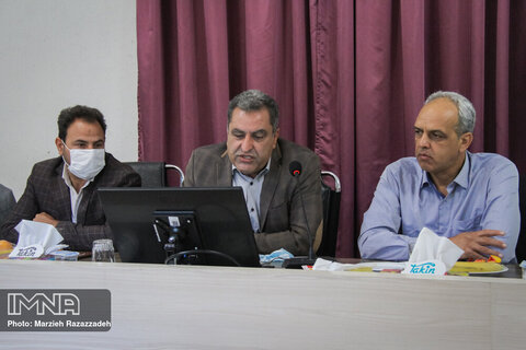 جلسه بررسی روند پیشرفت پروژه های عمرانی شهرداری اصفهان