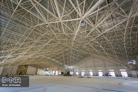 روند پیشرفت سالن اجتماعات گلستان شهدای اصفهان