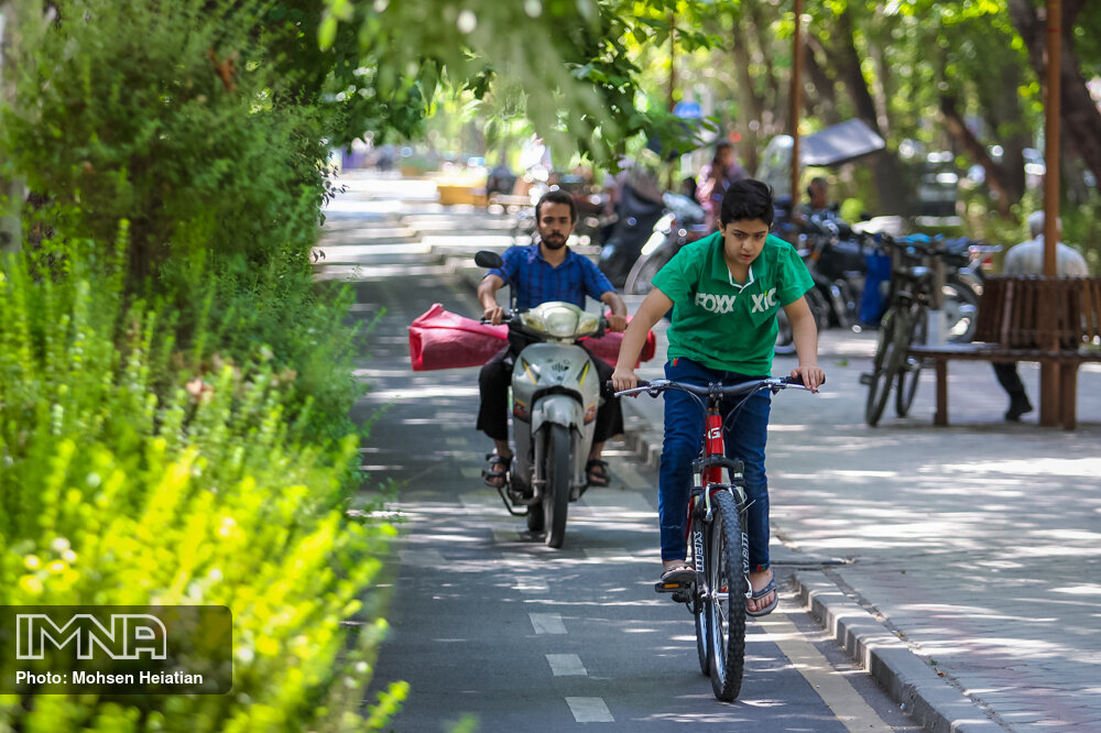 ایستگاه آخر مسیرهای دوچرخه اصفهان