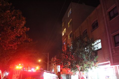 آتش سوزی گسترده خیابان شوش تهران + جزئیات و فیلم