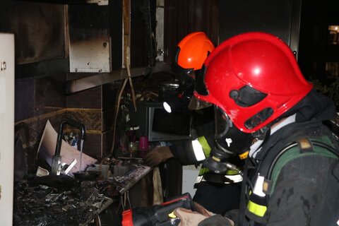 آتش سوزی ۶ خانه ویلایی در رشت 