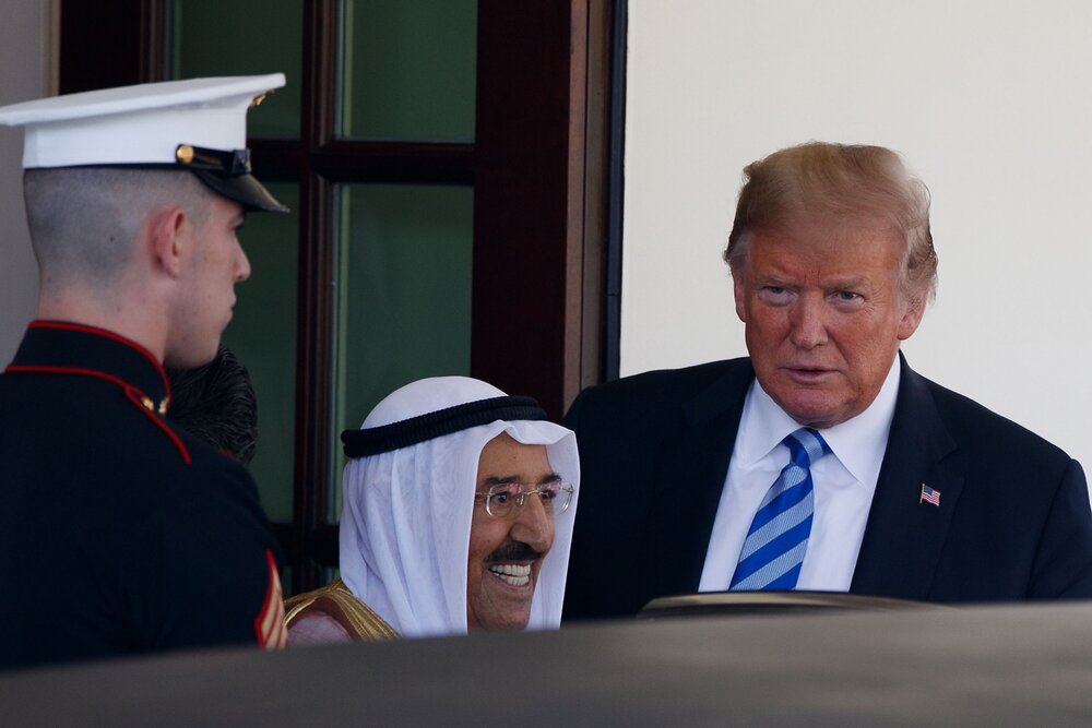 نقش ترامپ در مرگ امیر کویت