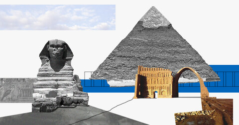 تمدن های بین النهرین و مصر باستان، چه بناهایی می‌ساختند؟
