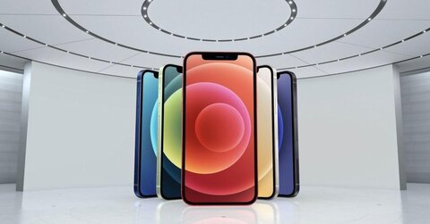 آیفون ۱۲ با تکنولوژی 5G در پنج رنگ معرفی شد + عکس
