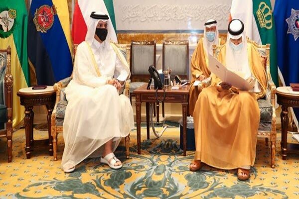 پیام مکتوب امیر قطر به همتای کویتی